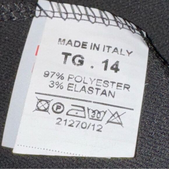 NEW NWT Solid Black Long Sleeve Knee Length Tie Front Wrap Dress size 10 - Picture 10 of 12